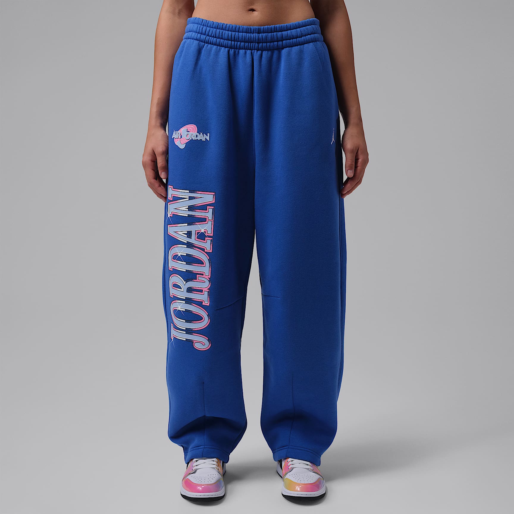 Jordan Brooklyn Space Jam Women's Fleece Trousers. Nike ID